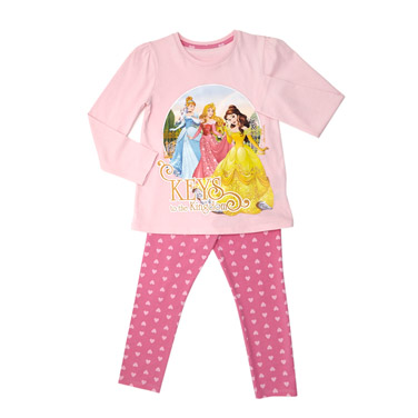 Girls Disney Princesses Pyjamas
